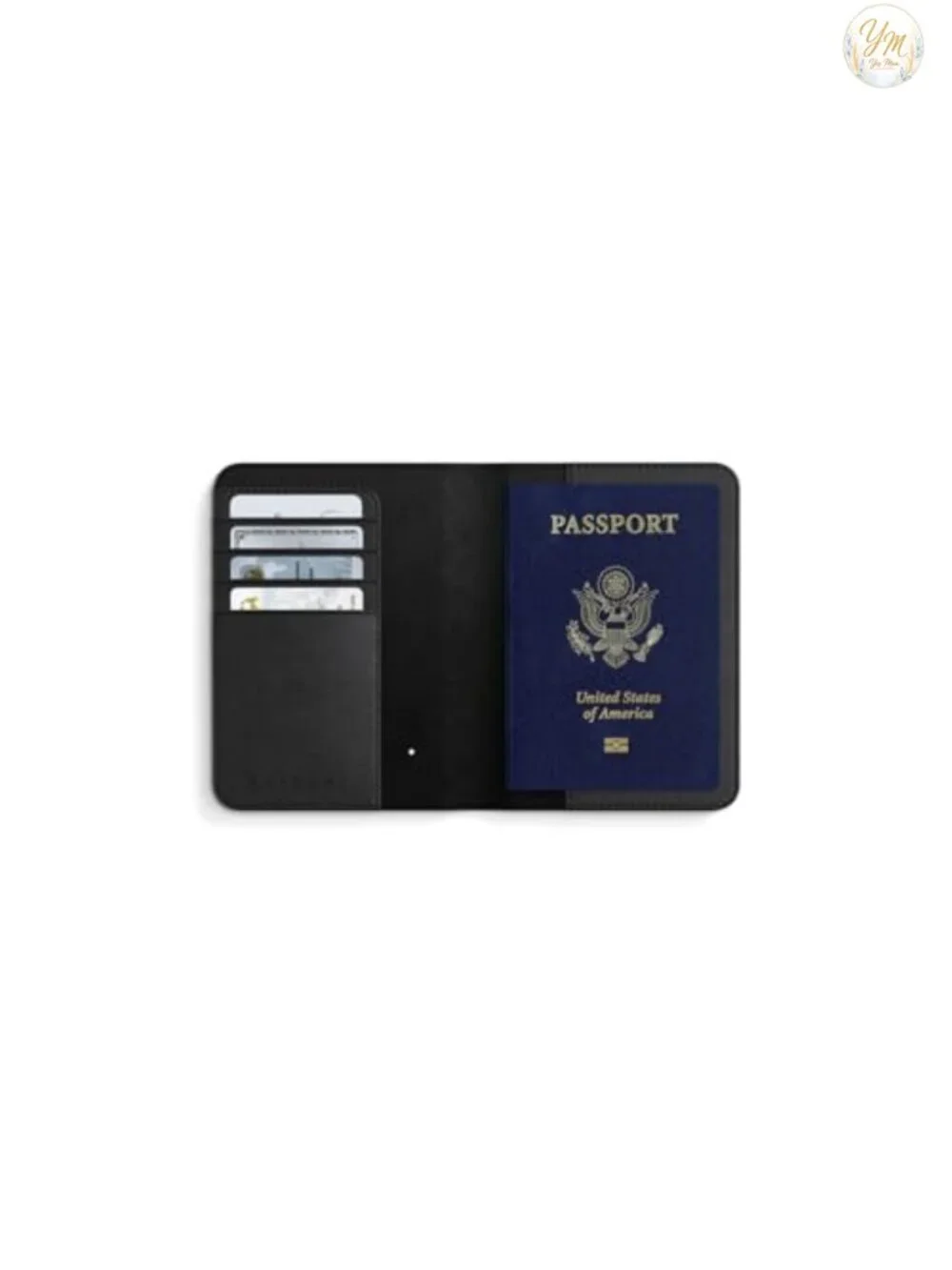 Satechi Passport Holder with Find My Tracking, 4-Slot Card Wallet, Black |